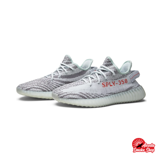 this is an image of Adidas Yeezy Boost 350 V2 "Blue Tint"