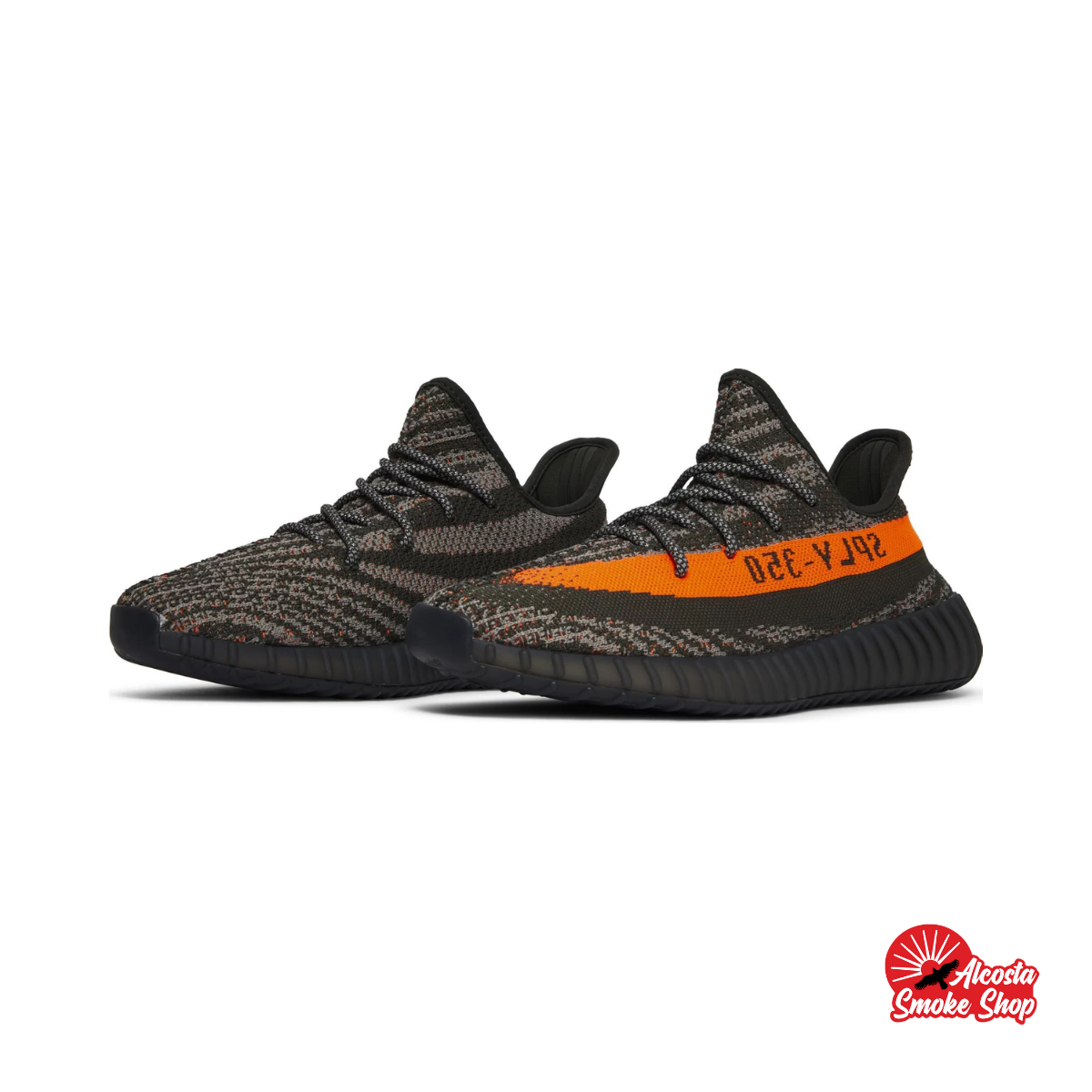 this is an image of Adidas Yeezy Boost 350 V2 "Carbon Beluga"