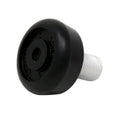 Adjustable Round Toe Stops Black Pair
