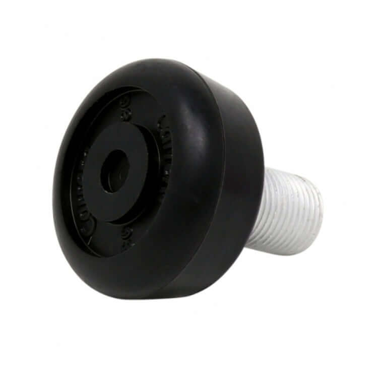 this is an image of Adjustable Round Toe Stops Black Pair