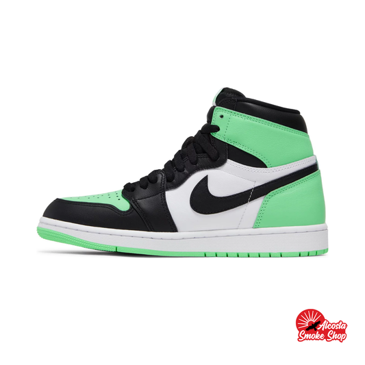 this is an image of Air Jordan 1 High OG "Green Glow"