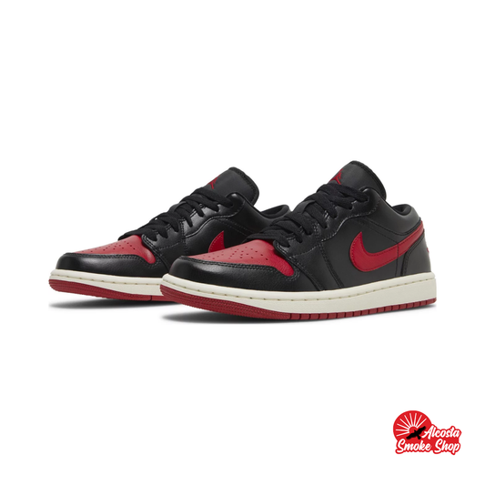this is an image of Air Jordan 1 Low "Bred Sail"