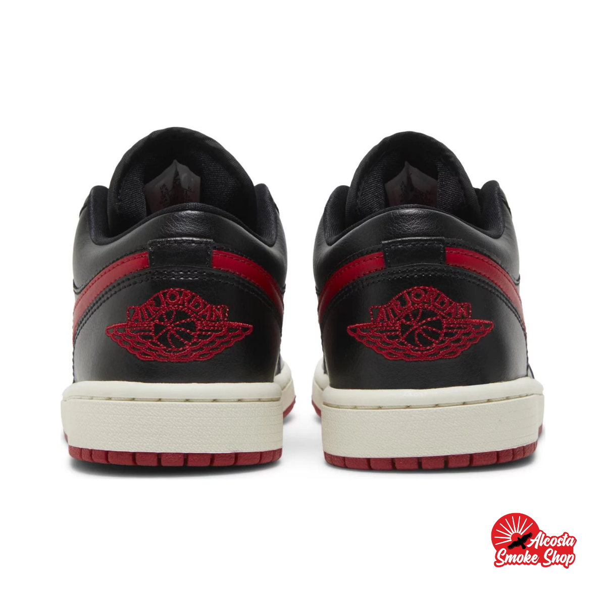 this is an image of Air Jordan 1 Low "Bred Sail"
