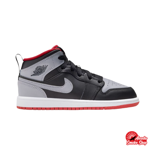this is an image of Air Jordan 1 Mid "Black Shadow"