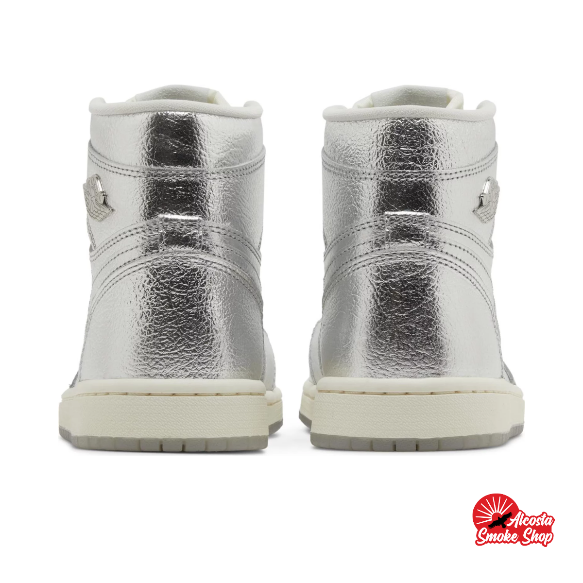 this is an image of Air Jordan 1 Retro High OG "Chrome" (Women's)