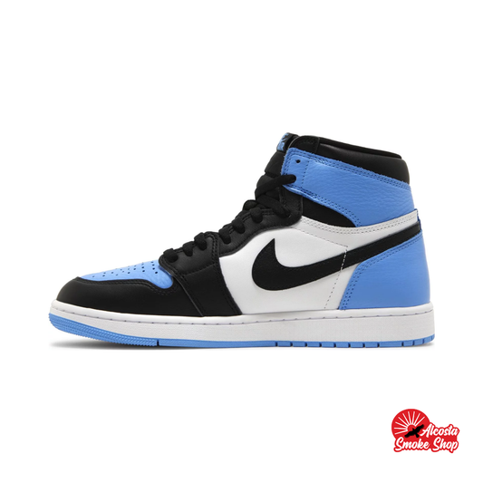 this is an image of Air Jordan 1 Retro High OG "UNC Toe"