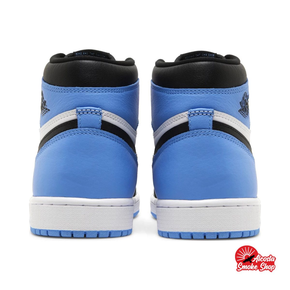 this is an image of Air Jordan 1 Retro High OG "UNC Toe"