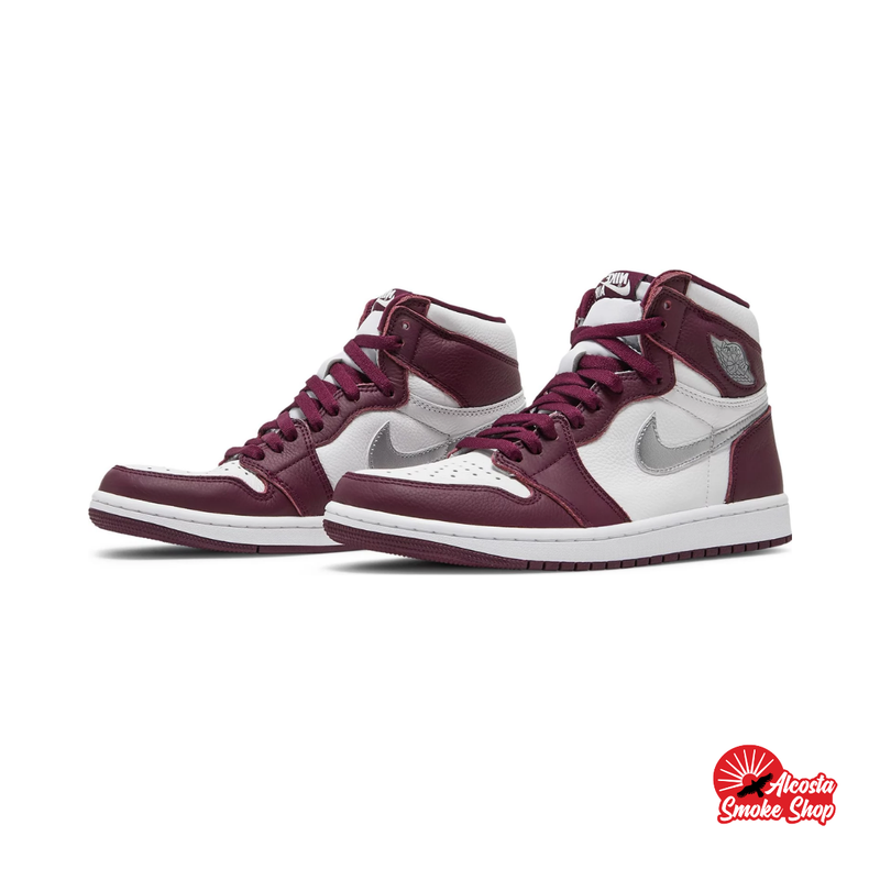 this is an image of Air Jordan 1 Retro High "Bordeaux"