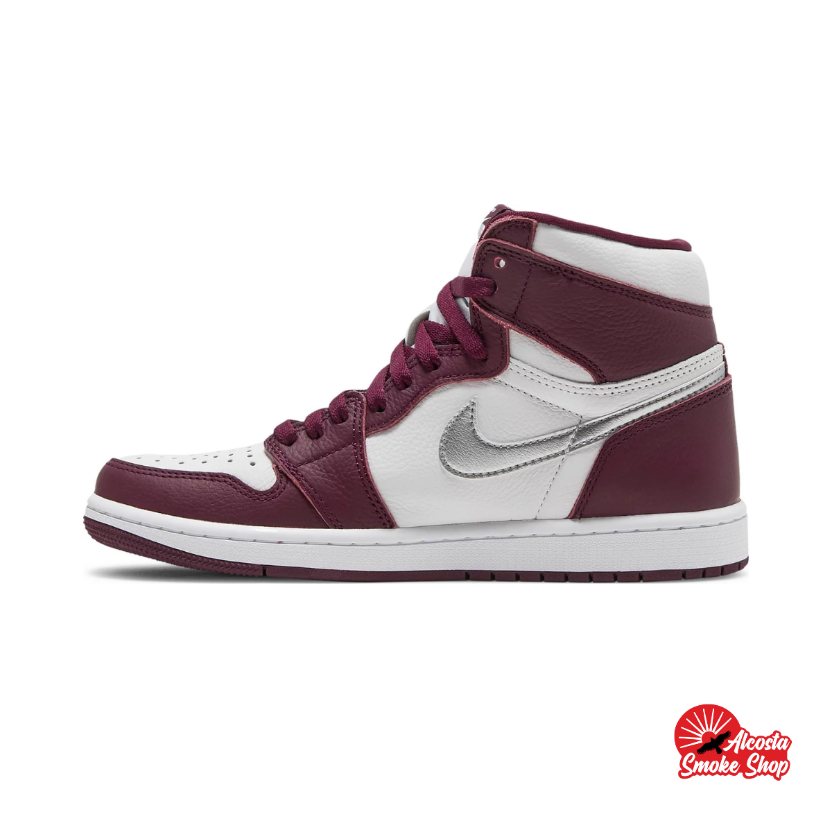 this is an image of Air Jordan 1 Retro High "Bordeaux"
