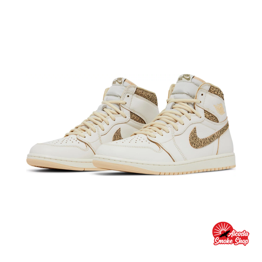 this is an image of Air Jordan 1 Retro High "Craft Vibrations Of Naija"