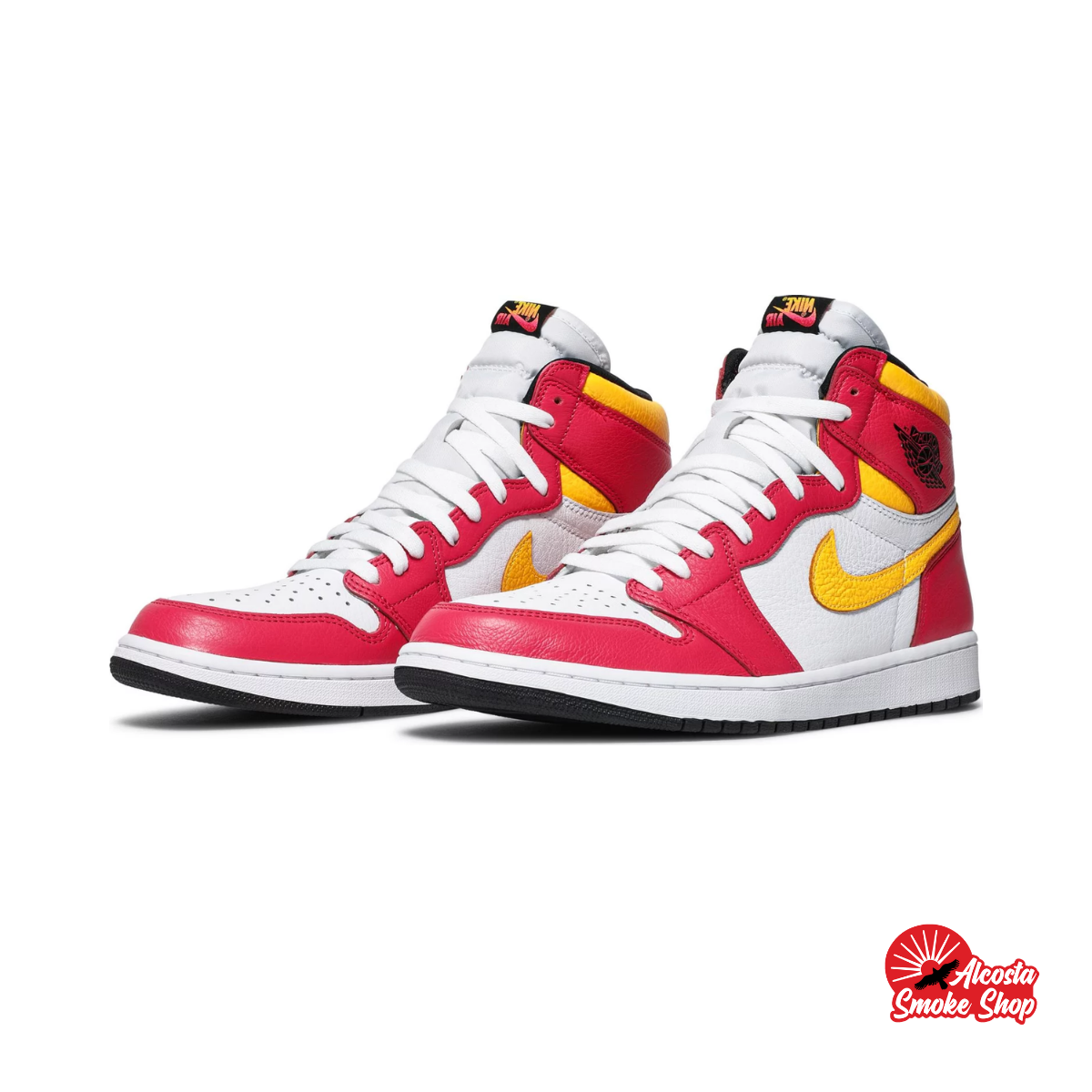 this is an image of Air Jordan 1 Retro High "Light Fusion Red"