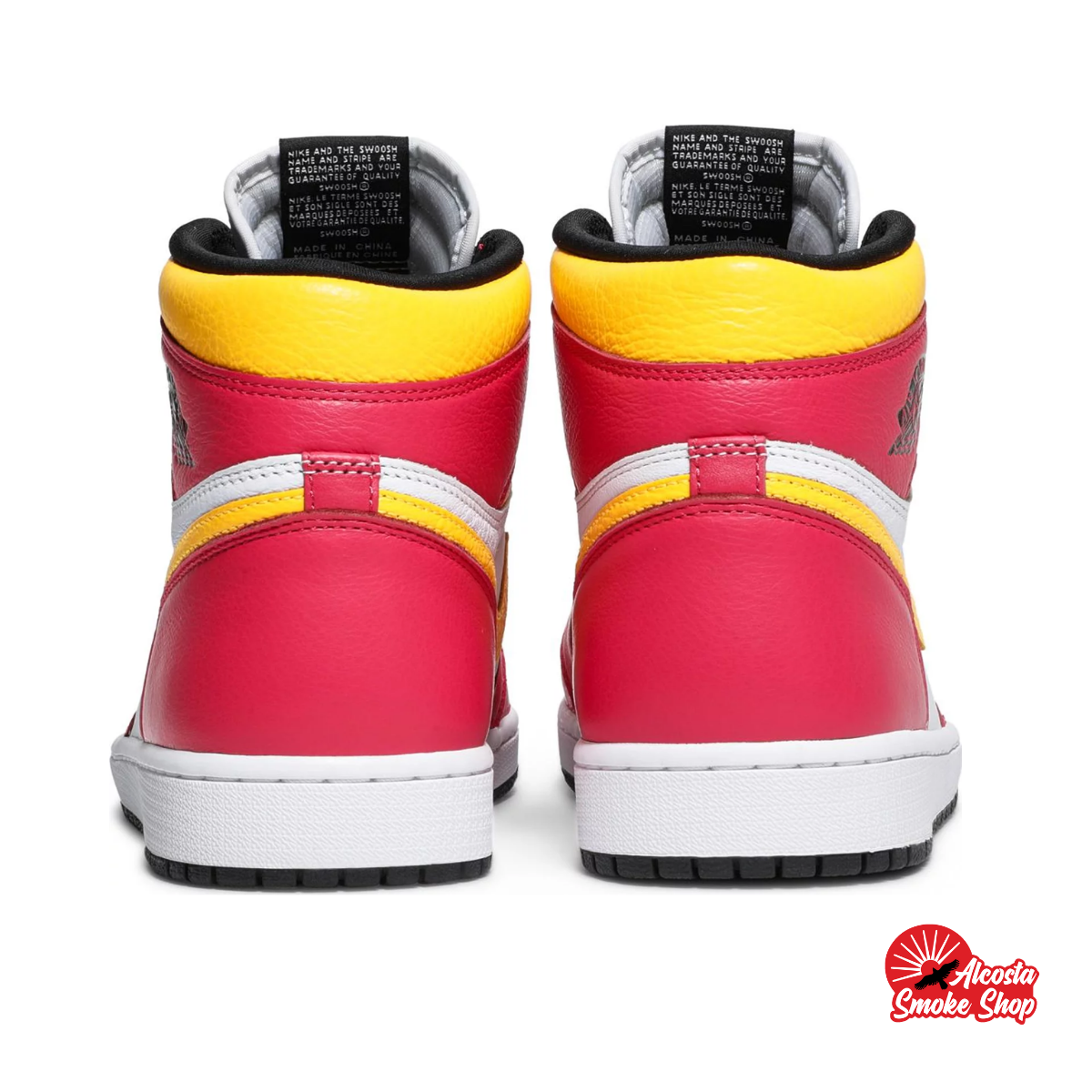 this is an image of Air Jordan 1 Retro High "Light Fusion Red"