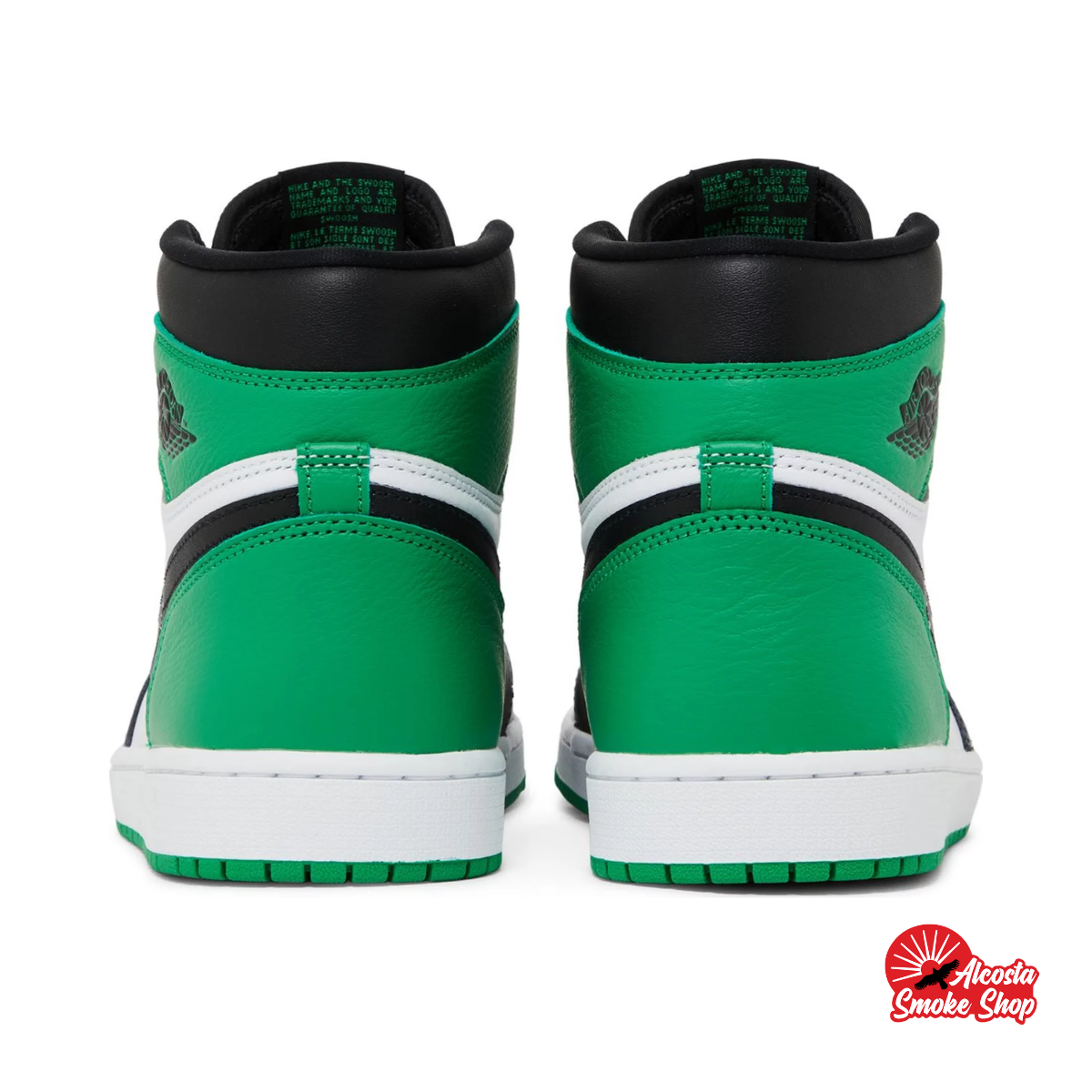this is an image of Air Jordan 1 Retro High "Lucky Green"