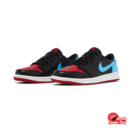 this is an image of Air Jordan 1 Retro Low "NC to CHI" (Women's)