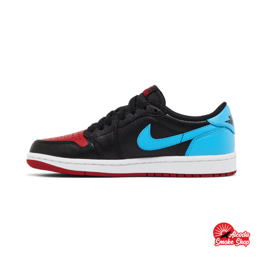 this is an image of Air Jordan 1 Retro Low "NC to CHI" (Women's)