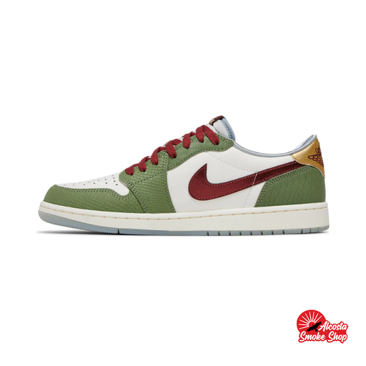this is an image of Air Jordan 1 Retro Low "Year Of The Dragon"