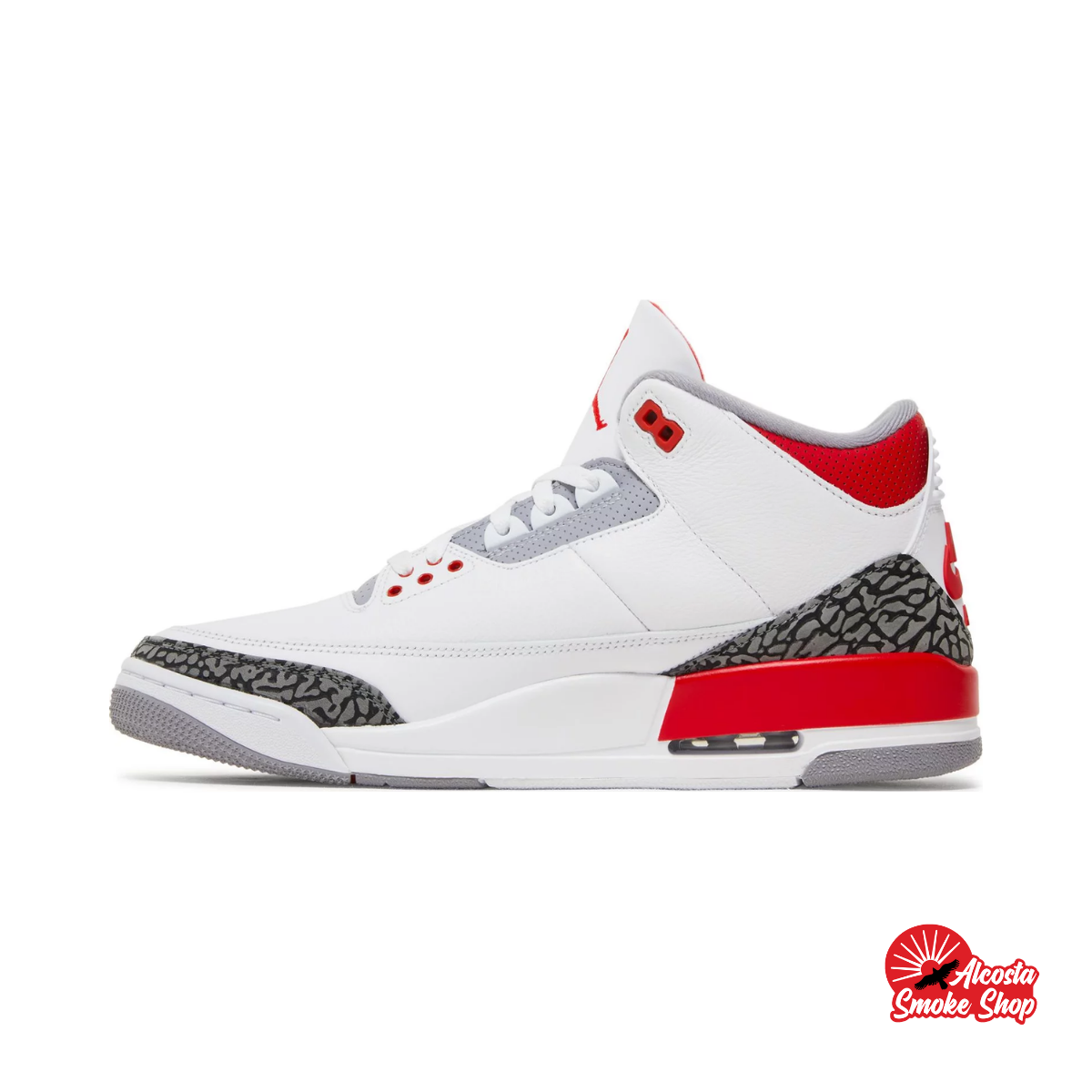 this is an image of Air Jordan 3 "Fire Red"