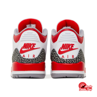 this is an image of Air Jordan 3 "Fire Red"