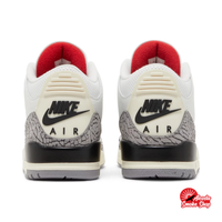 this is an image of Air Jordan 3 "White Cement"