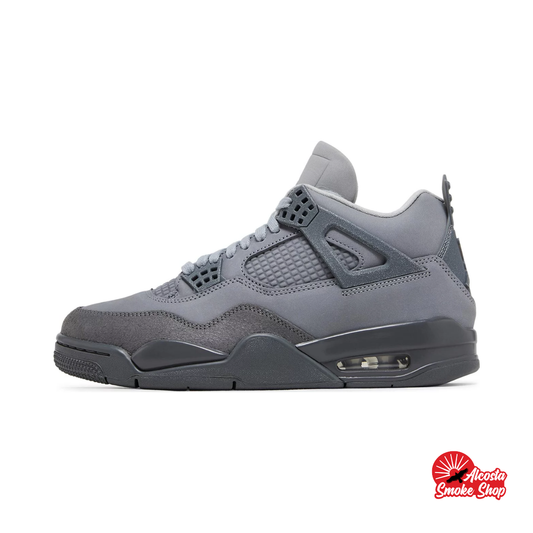 this is an image of Air Jordan 4 Retro Paris Olympics "Wet Cement"
