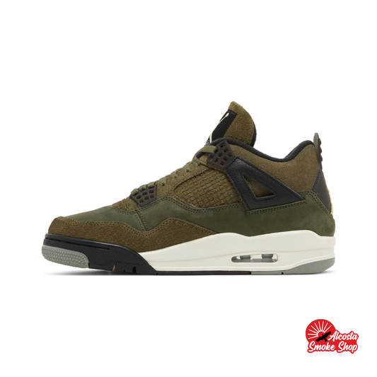 this is an image of Air Jordan 4 Retro SE Craft"Olive"