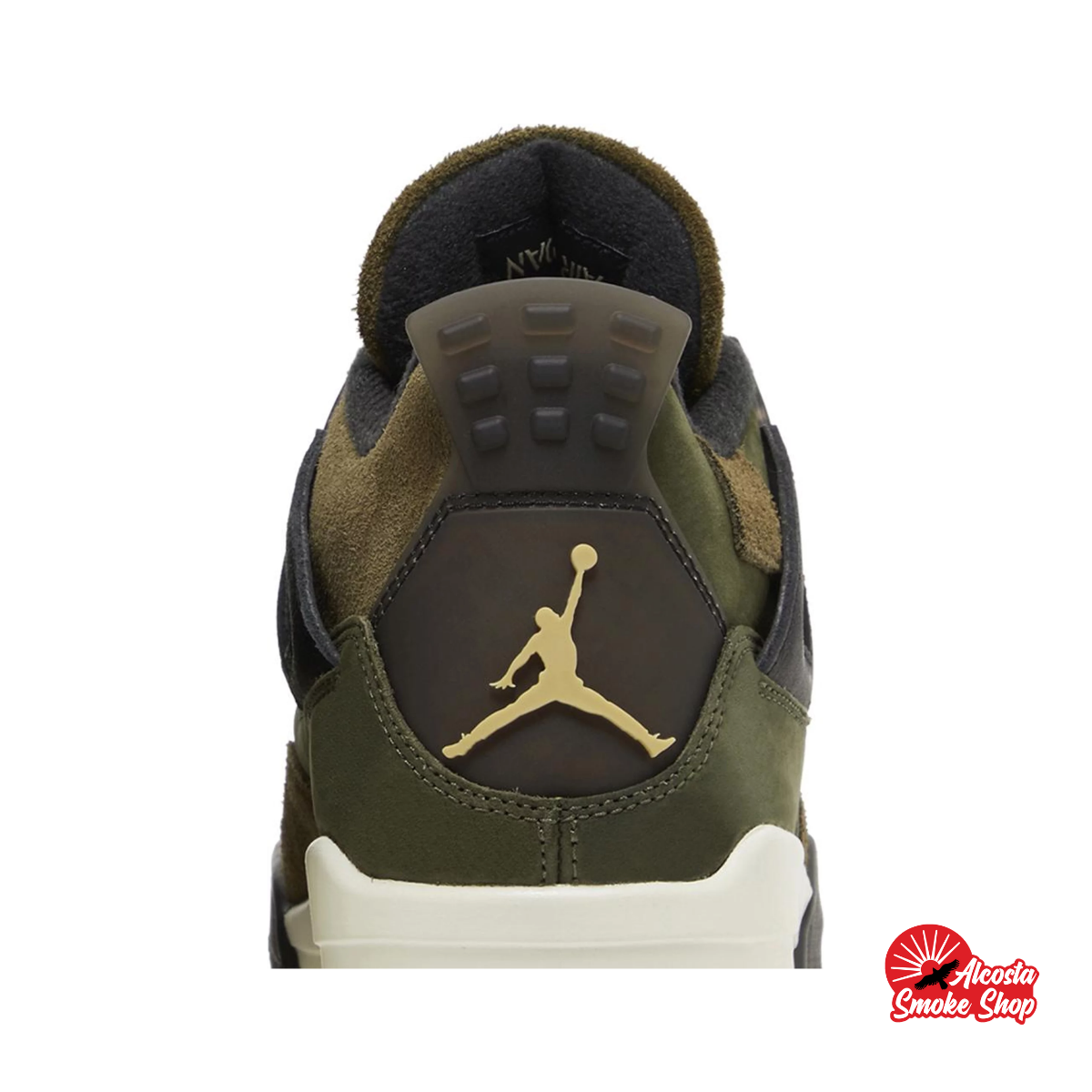 this is an image of Air Jordan 4 Retro SE Craft"Olive"
