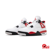 this is an image of Air Jordan 4 "Red Cement"