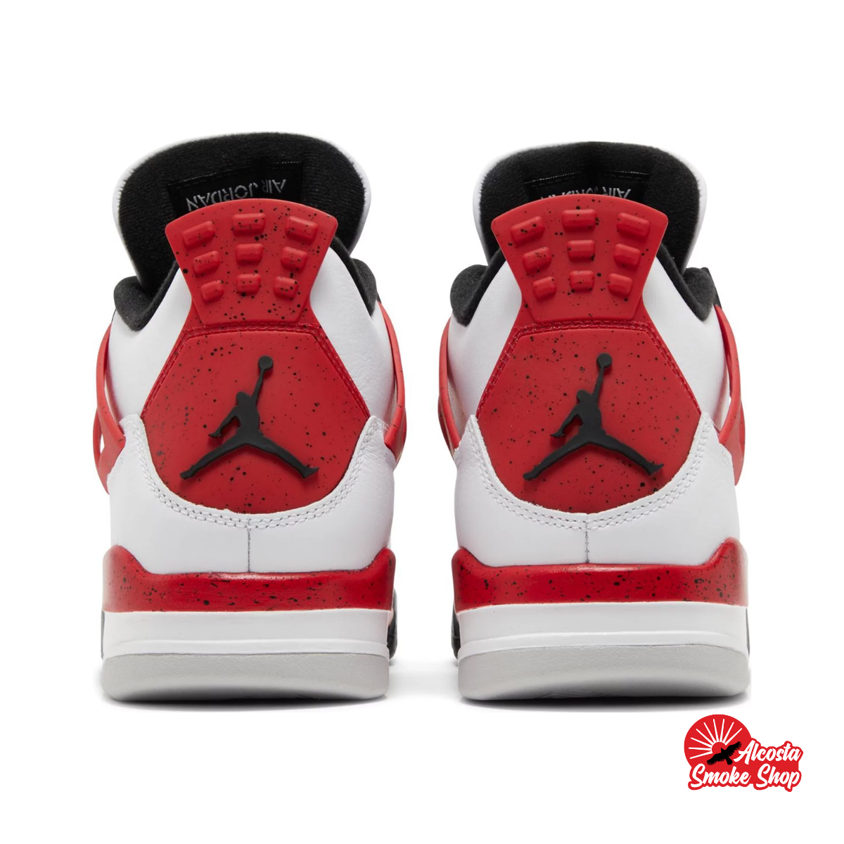 this is an image of Air Jordan 4 "Red Cement"