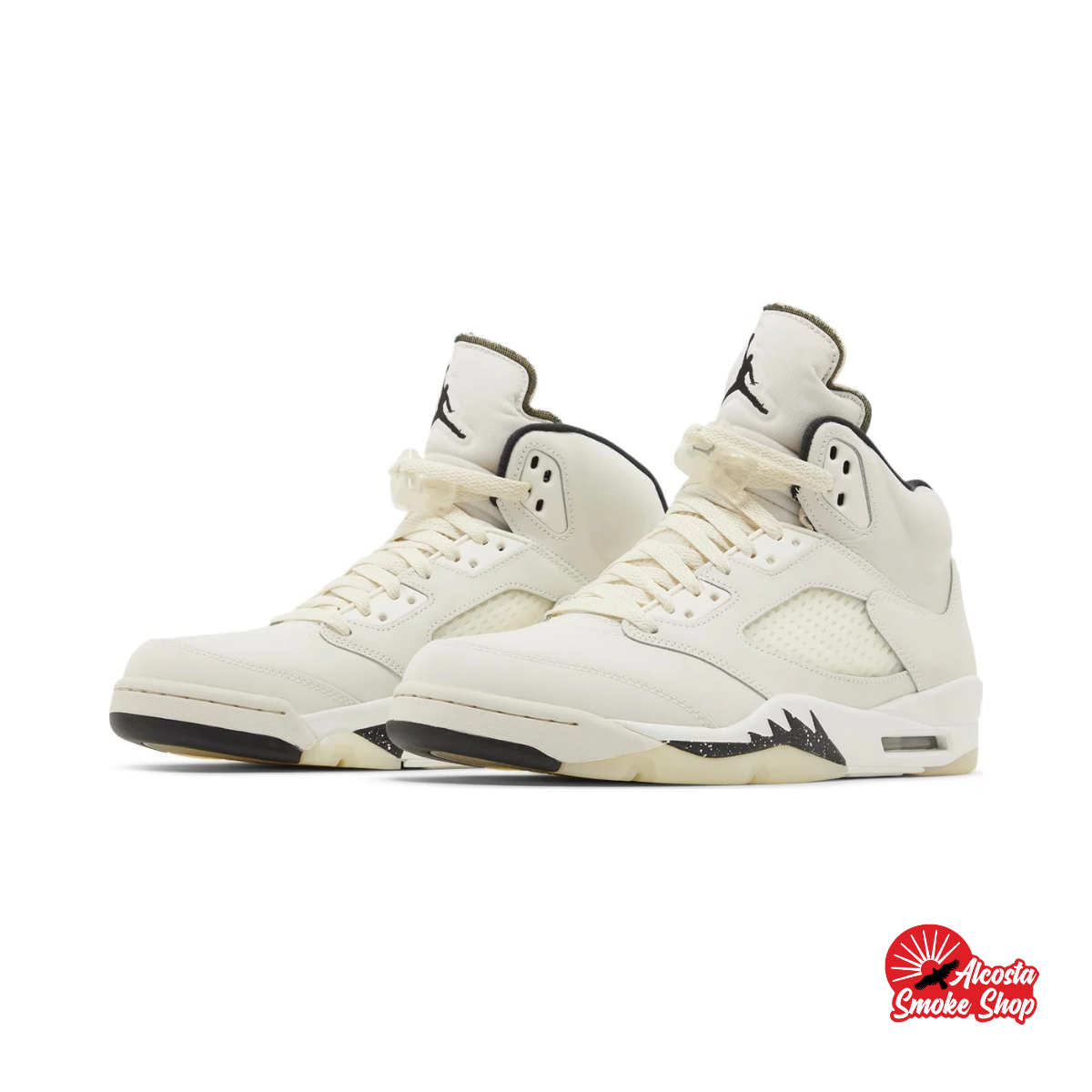 this is an image of Air Jordan 5 Retro SE "Sail"