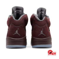 this is an image of Air Jordan 5 Retro "Burgundy"