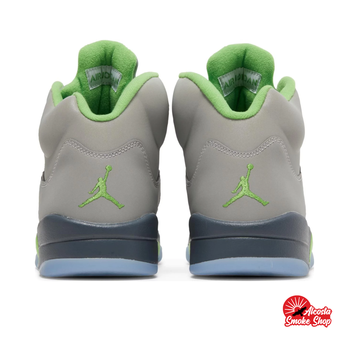 this is an image of Air Jordan 5 "Green Bean"