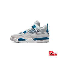this is an image of Air Jordan 4 Retro "Military Blue" 2024