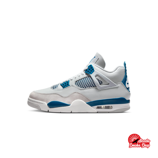 this is an image of Air Jordan 4 Retro "Military Blue" 2024