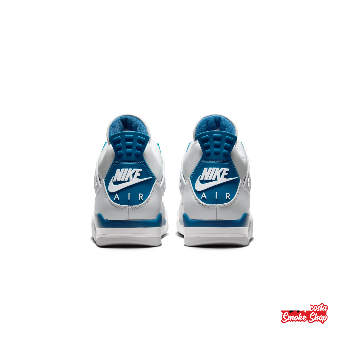 this is an image of Air Jordan 4 Retro "Military Blue" 2024