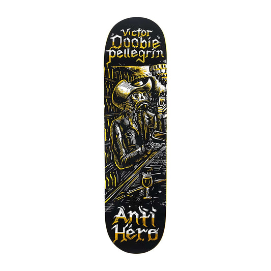this is an image of Antihero Skateboard Deck Doobie Absentes 8.75
