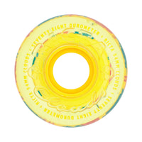 this is an image of Clear Splatter Clouds Ricta Wheels 78a
