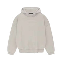 this is an image of Essentials Fear of God Hoodie “Silver Cloud”