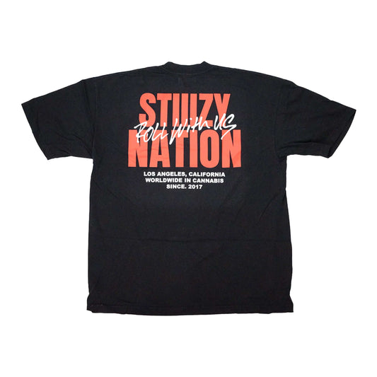 this is an image of Stiizy SS Tee Black