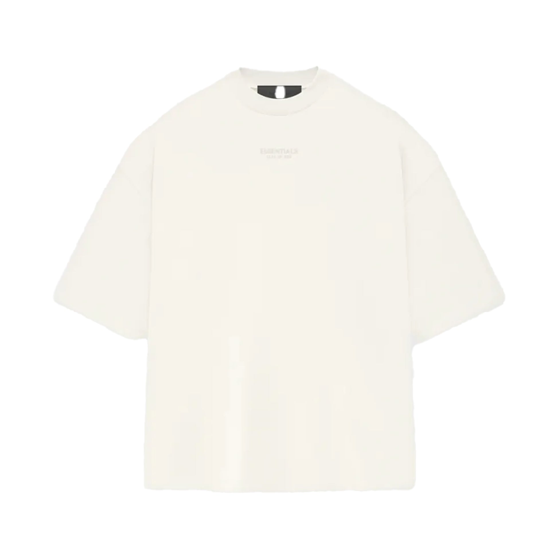 this is an image of Essentials Fear of God Logo Appliquéd Cotton Blend Jersey Tee “Cloud Dance”