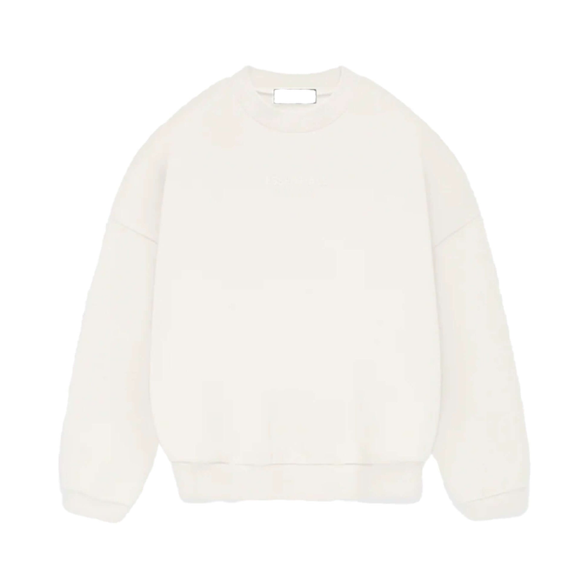 this is an image of Essentials Fear of God Crewneck Sweater “Cloud Dance”