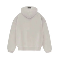 this is an image of Essentials Fear of God Hoodie “Silver Cloud”