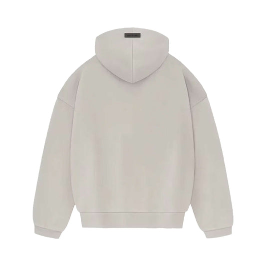 this is an image of Essentials Fear of God Hoodie “Silver Cloud”