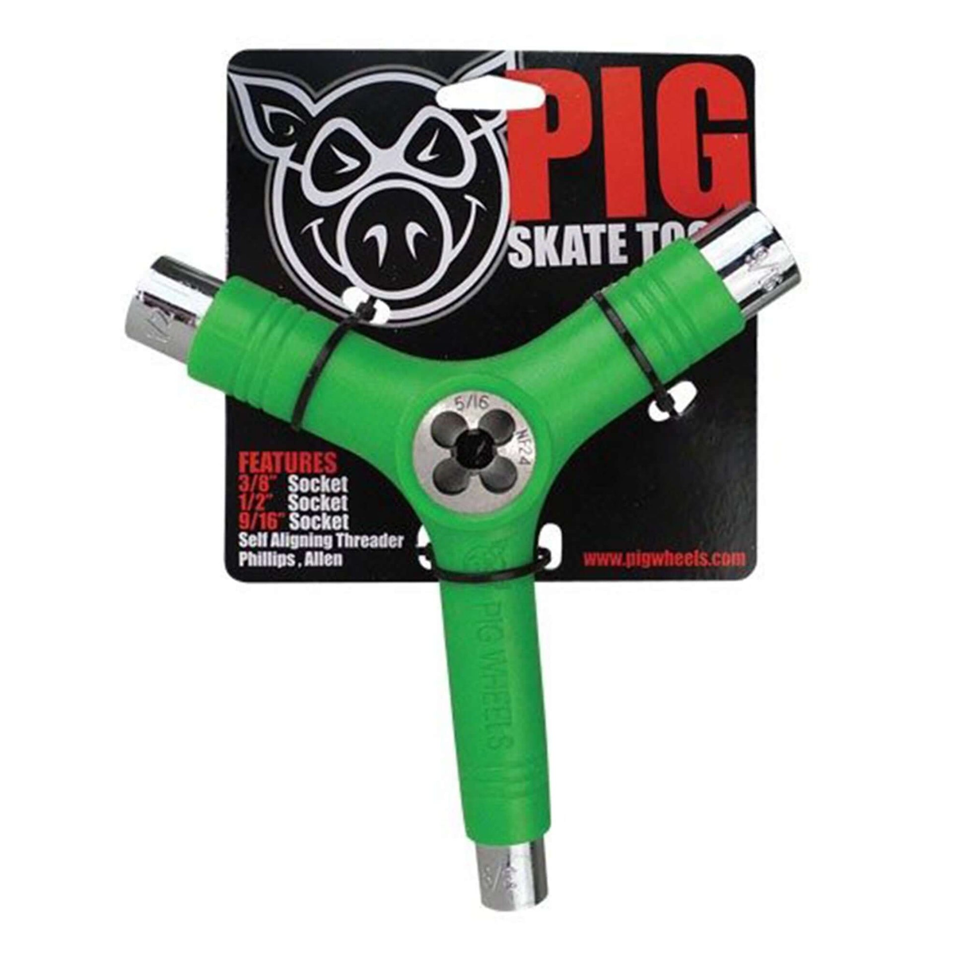this is an image of Pig Tri Socket Threader Skate Tool