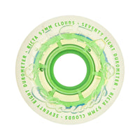 this is an image of Clear Splatter Clouds Ricta Wheels 78a