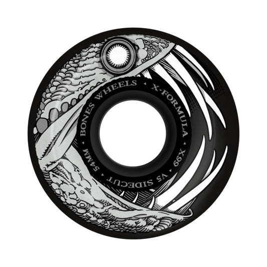 this is an image of Bones Wheels X Formula V5 Sidecut Dark Waters