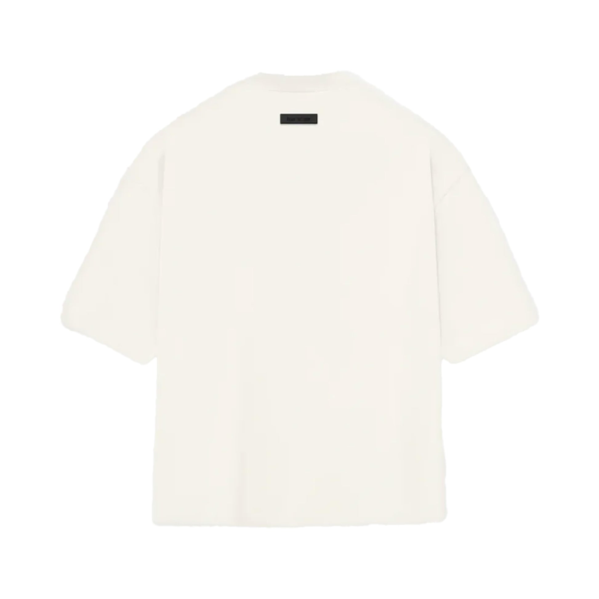 this is an image of Essentials Fear of God Logo Appliquéd Cotton Blend Jersey Tee “Cloud Dance”