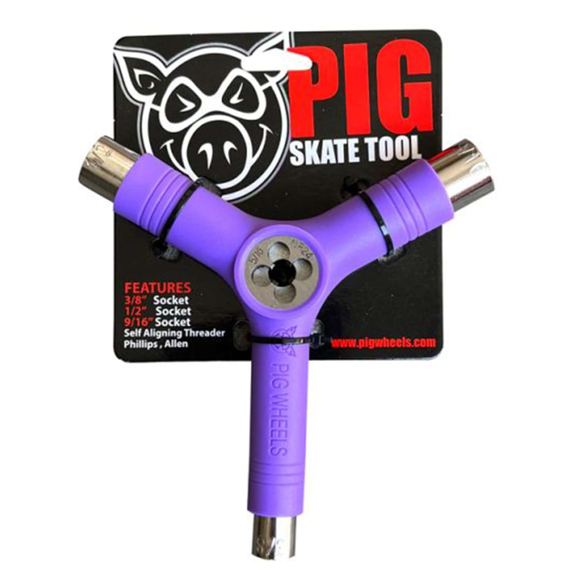 this is an image of Pig Tri Socket Threader Skate Tool