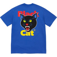 this is an image of Supreme Black Cat Tee