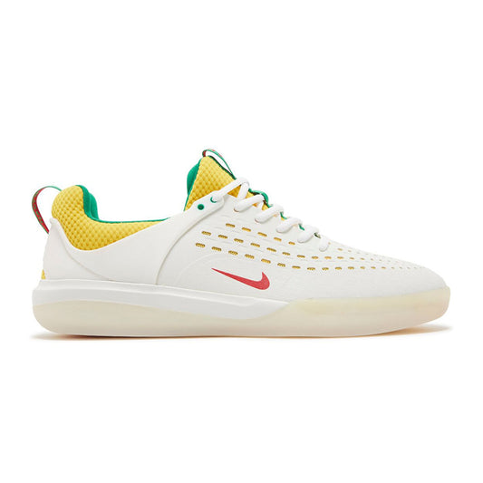 this is an image of Nike SB Zoom Nyjah 3 "Rastafarian"