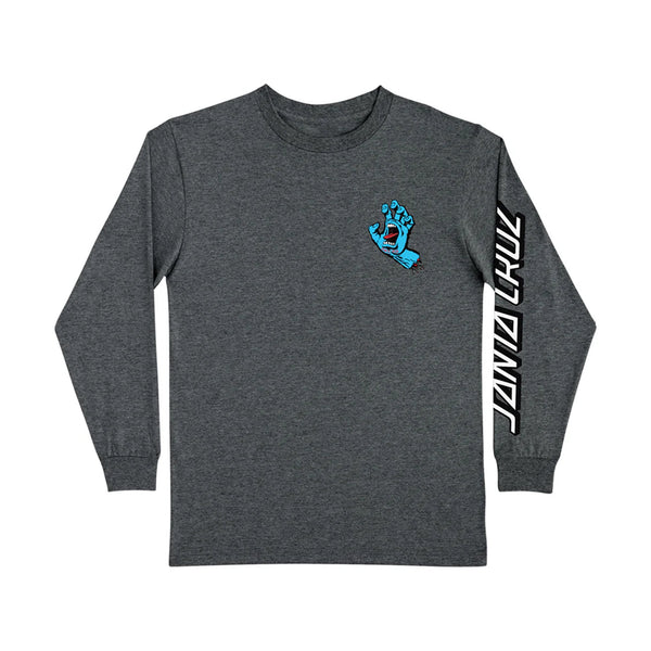 this is an image of Santa Cruz Screaming Hand LS Tee shirt